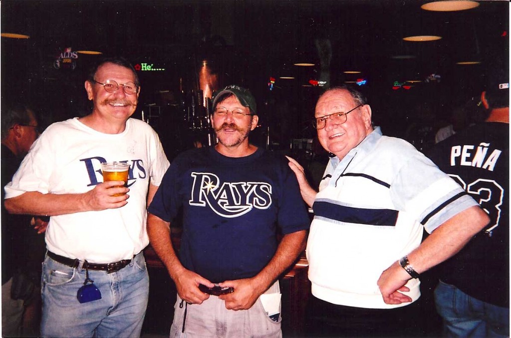 tropjlb2.jpg  Jim, Lee and Bob gather at the Budweiser Brew Pub at the Trop