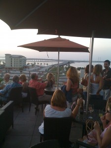 View from the rooftop lounge at the post-Charlie Wyvern Hotel in Punta Gorda