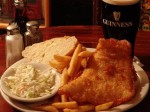 Fish & chips at the Celtic Ray